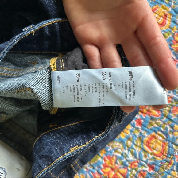 Tela9 High waisted wide leg cropped jeans - Picture 5 of 7